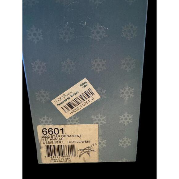 Nambé Christmas Star Ornament. In original Box. Purchased From Macy's - Picture 5 of 6